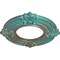 Ekena Millwork Benson Ceiling Medallion (Fits Canopies up to 4 1/8"), 9"OD x 4 1/8"ID x 5/8"P, Copper Green Patina CM09BNCGS - alternate 3